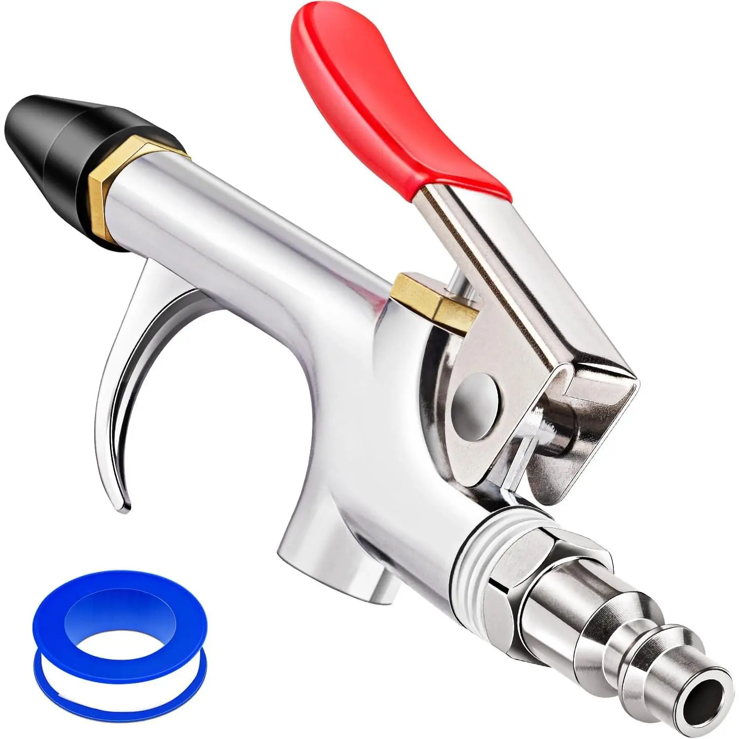 4 count Air Nozzle Blow  Kit for Compressor, 2-Way Connection Mini Air