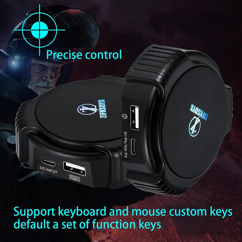 C91 AimBox Keyboard Mouse Adapter for PS4/Xbox/Switch | 0.8ms Ultra-Low Latency MnK Converter | Plug & Play FPS/Apex Legends/RTS Gaming for Warzone/R6 Siege | Dual-Chip Stability