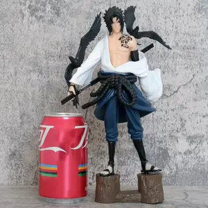 Naruto Anime Model Kit, Uchiha Sasuke Tattoo Design, Collectible Figure, Naruto Series Merchandise, Perfect Gift for Fans, Collectible Pvc Figure