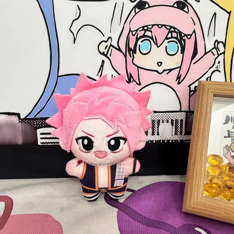 10cm FAIRY Natsu Plush Dolls Pendant Mini Anime Gray Fullbuster Keychain Plush Toys Backpack Kids Holiday Birthday Gift