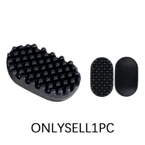 Rubber Curling Hair Brush, 1-Count Twist Curl Comb Afro Curl Sponge for Curls, Durable Material Washable Heatless Styling Tool for Barbers and Daily Use