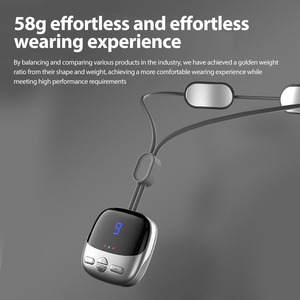 Smart Hanging Neck Massager EMS Muscle Massager Portable Hot Compress Neck and Cervical Spine Massager SPA Relaxation Treatment