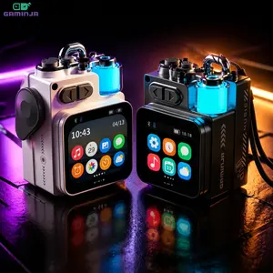 GAMINJA Outdoor Portable Bluetooth Multifunctional Speaker With Display, Multi-Functional Hanging Strap, for Travel and Outdoor Sports, Outdoor Wireless Speakers