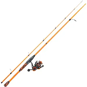 Sougayilang Spinning Combo – 5.2:1 Gear Ratio, 15.6LB Drag, IM7 Graphite 2-Piece Rod, Stainless Steel Guides for Bass, Trout, Redfish