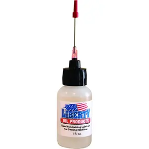 Liberty Oil, Clear Nonstaining Oil for Lubricating All of Your Sewing Machines Moving Parts