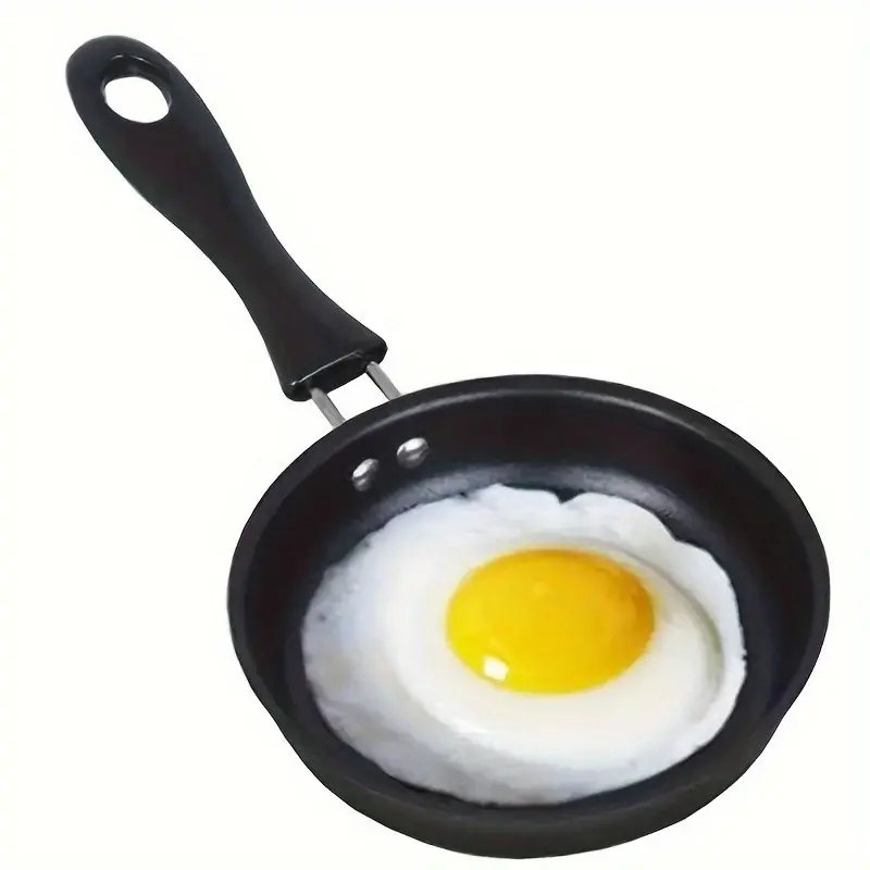 Mini Non-Stick Frying Pan, Easy to Clean, Perfect for Scrambled Eggs, Compatible with Induction and Gas Stoves, Space-Saving, Ideal for Home Kitchen and Camping, Omelette Pan, Nonstick