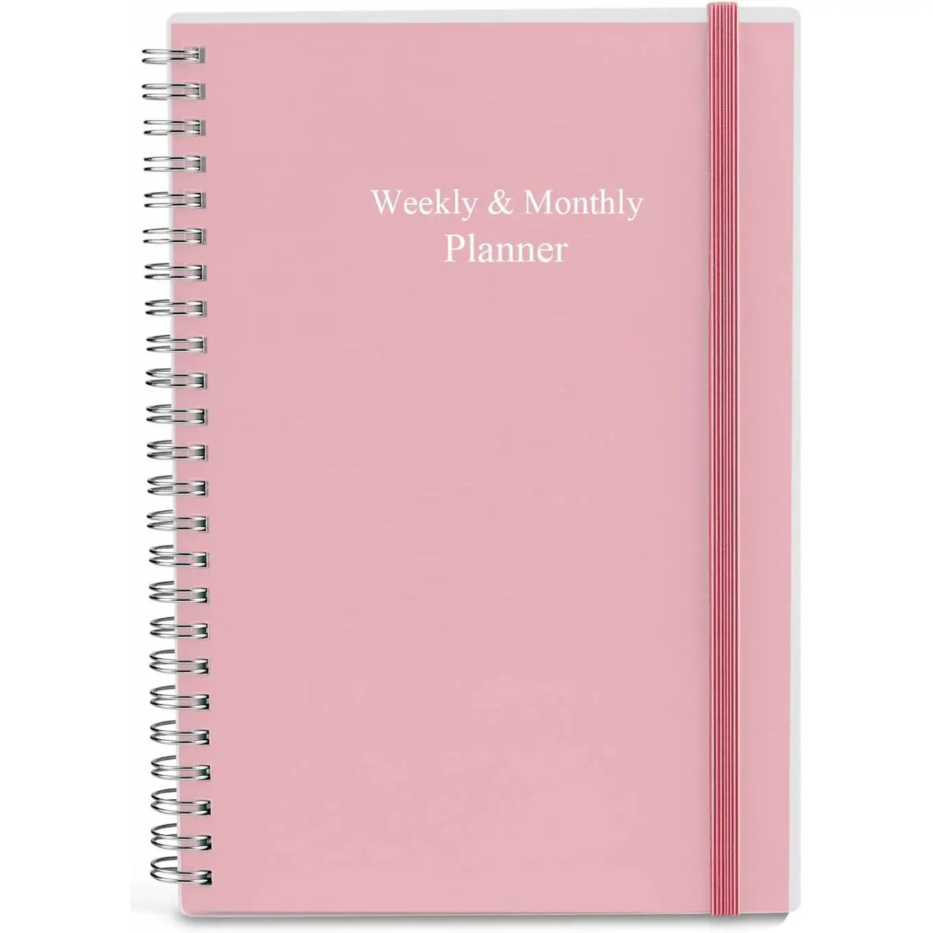 Undated Planner for 2026 or Any Year - Weekly & Monthly Organizer Notebook & Journal to Track Goals, 5.85" x 8.25",  to Organize Your Daily Life,  Weekly Monthly Planner Undated