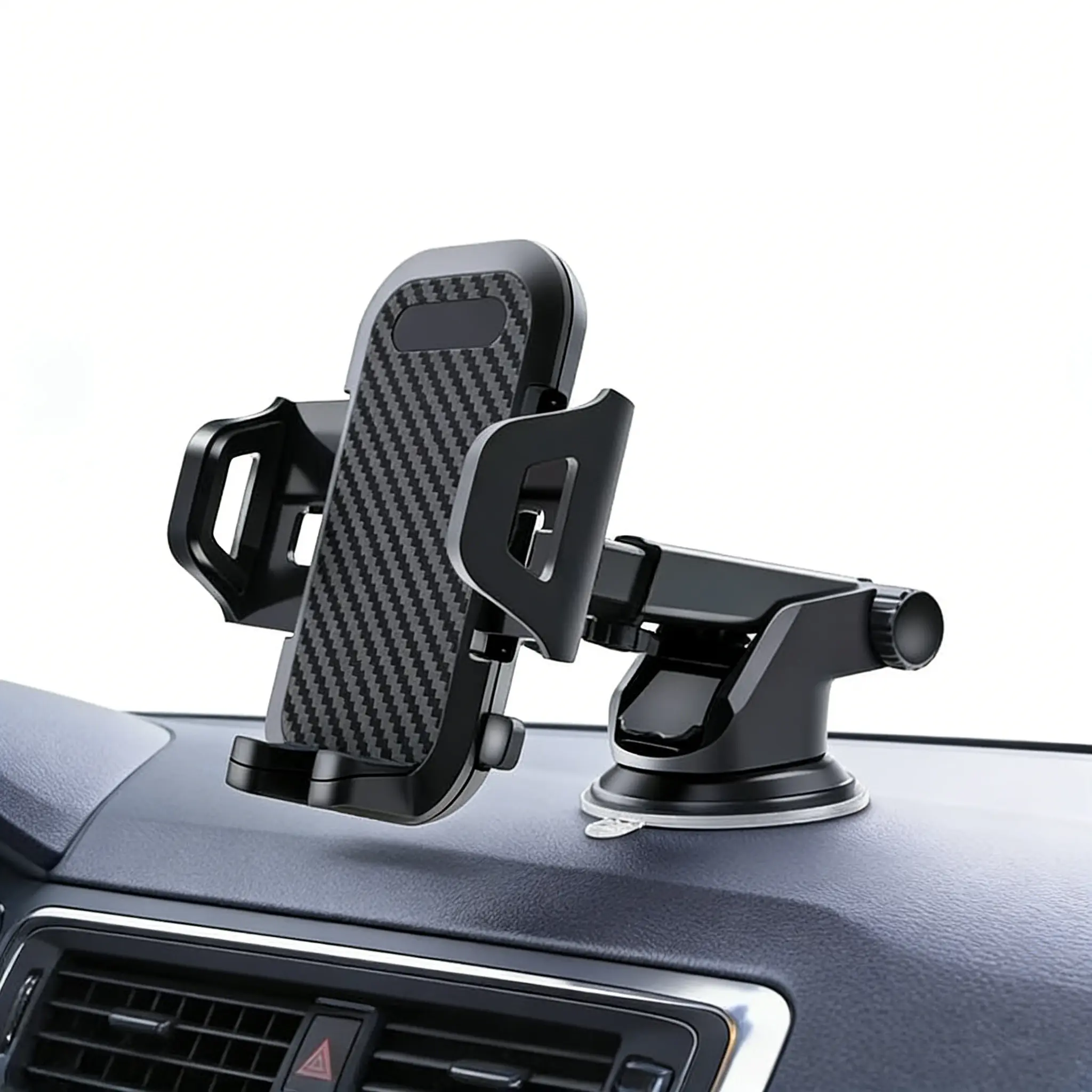 Car Phone Holder, 1 Count Universal Car Phone Holder with Suction Cup, Car Phone Navigation Holder, Car Interior Accessories for Car Dashboard & Windshield, Cell Phone Car Mount