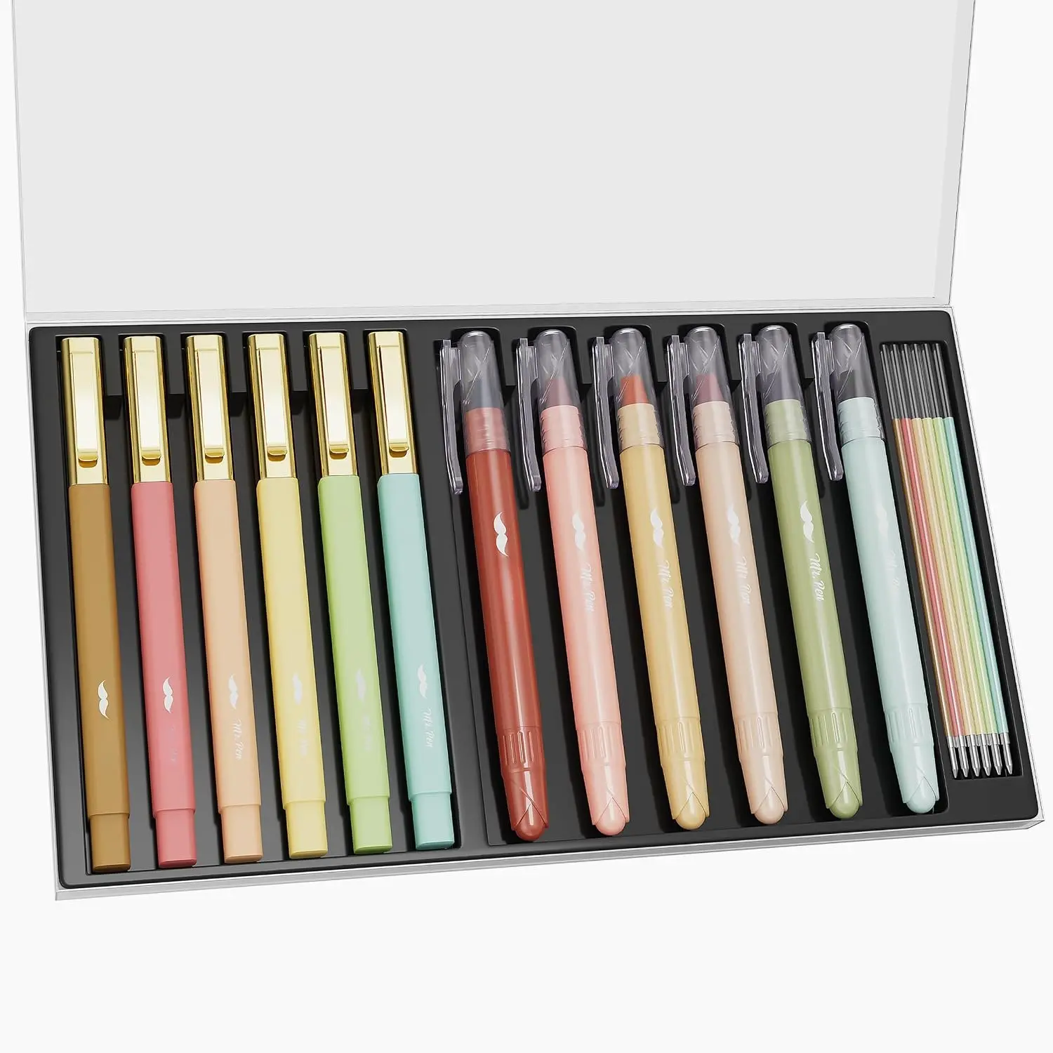 -  Highlighters and s No Bleed with Case, 19 Pack | Colorful Ink s with 6x Refills for Highlighting,  Journaling, Note-Taking, Summarizing,  Study, Planning