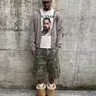 Camouflage Shorts, Workwear Denim Shorts, Multi-Pocket Denim Shorts, Summer Pants, Loose-Fit, Street Style, Cotton, Hip-Hop Fashion, Camo Cargo Short, Camouflage Streetwear Shorts