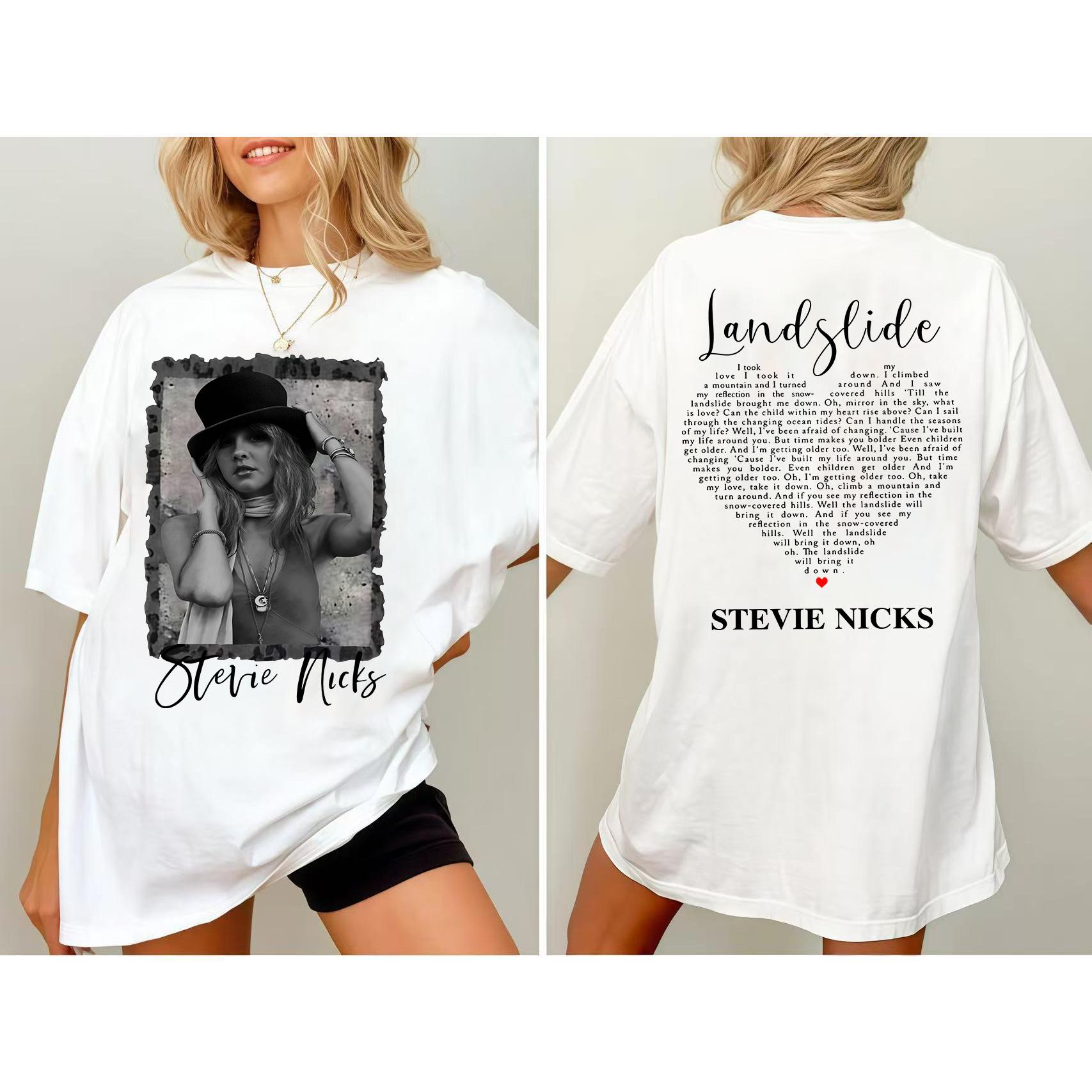Vintage Stevie Nicks 2 Side Unisex Tshirt Hollywood, Don't Be A Lady Be A Legend Shirt, Retro 90s Stevie Nick Tour Shirt, Gift for Men for Woman Summer Prints Vintage Stevie Nicks 2 Side Unisex Tshirt Hollywood, Don't Be A Lady Be A Legend Shirt, Retro 90s Stevie Nick Tour Shirt, Gift for Men for Woman Summer Prints