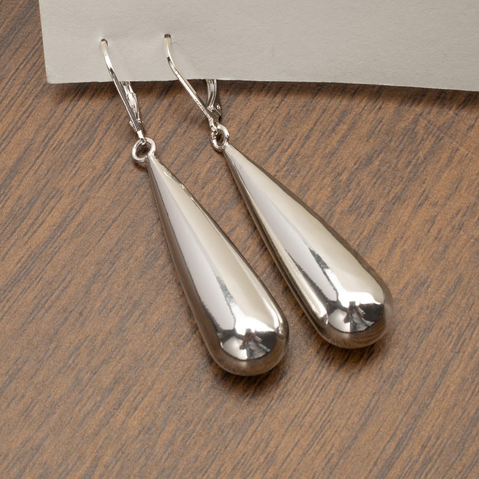 A pair of long teardrop-shaped earrings, women's earrings, stainless steel jewelry, women's accessories, 18K gold-plated, suitable for daily wear, weddings, dates, parties, and vacations men's dad chain men autumn rapper Link Necklace Crucifix daughter