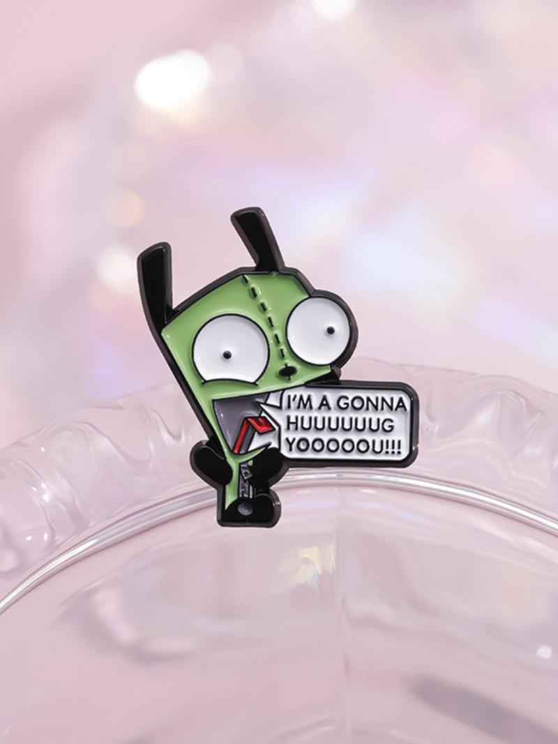 Cartoon Monster Design Brooch, Cute Creative Brooch, Fashion Accessories for Women & Men, Creative Gift, Jewelry for Backpacks, Jeans, Scarves, Hats Decoration