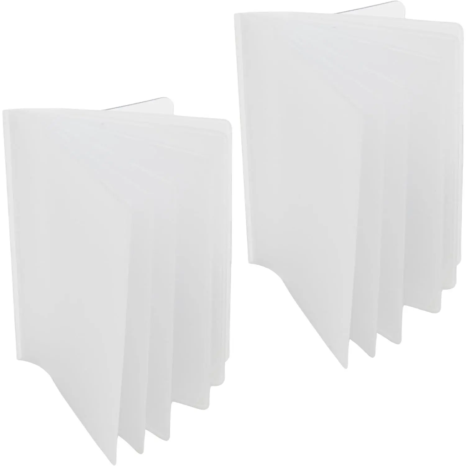 Set of 2 Clear  Wallet Insert from (Trifold 6 Pe)