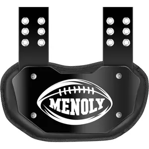Football Backplate, Professional Football Back Plates for Youth Adult with Hard Shell Lower Back Protector for High-Impact Rear Protection