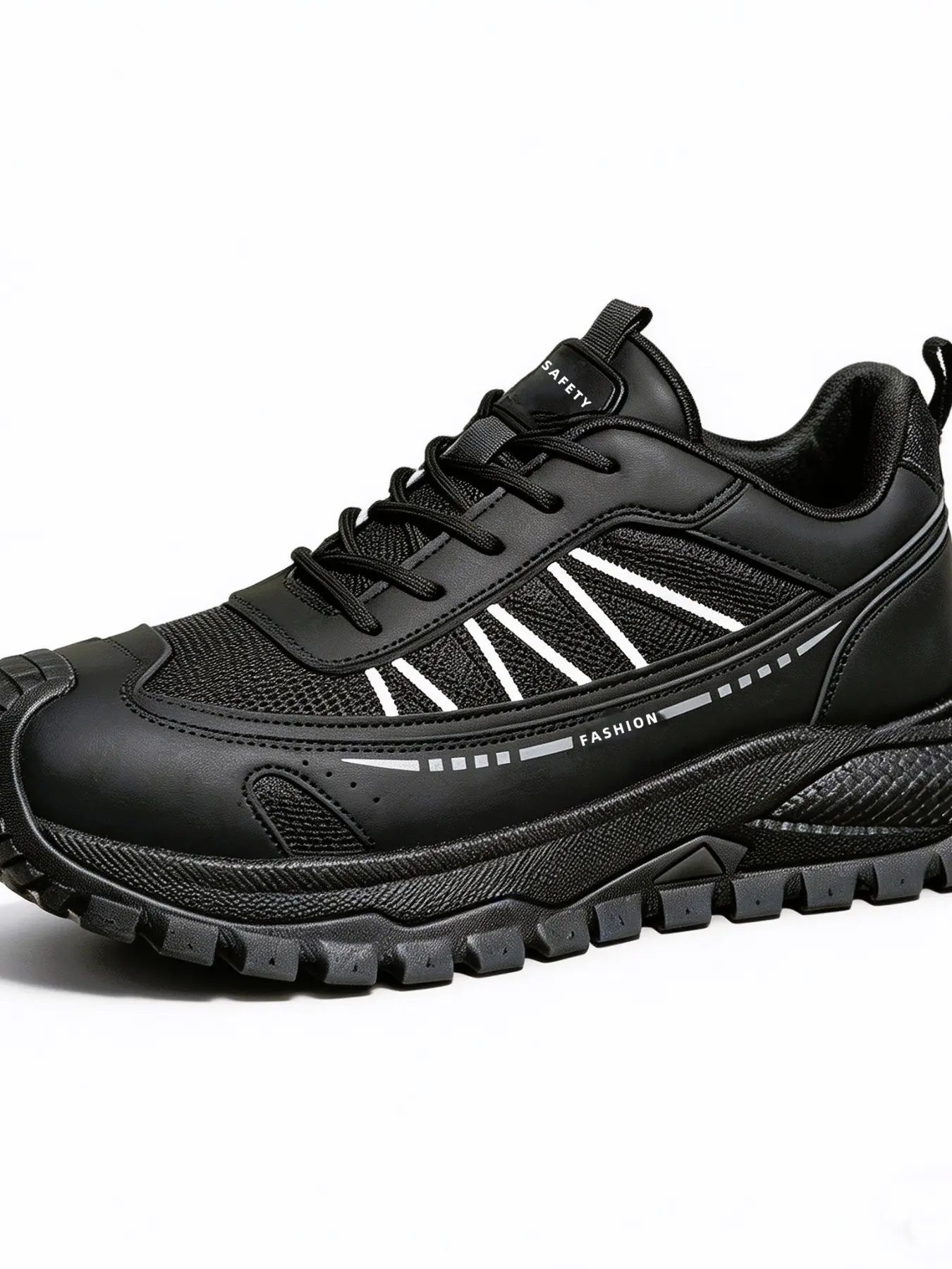 Anti-Compression Anti-Puncture Safety Shoes, Slip-Resistant Durable Work Boots, Lightweight Protective Footwear for Construction Sites