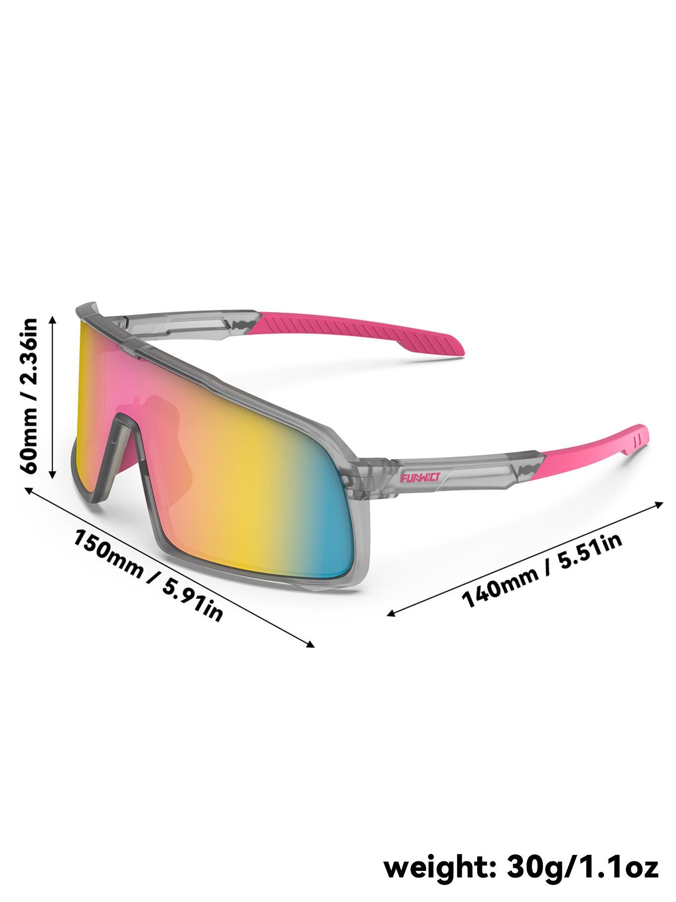 Polarized Sunglasses, Outdoor Sports Protective Glasses, Lightweight Eyewear for Cycling Fishing Hiking Jogging