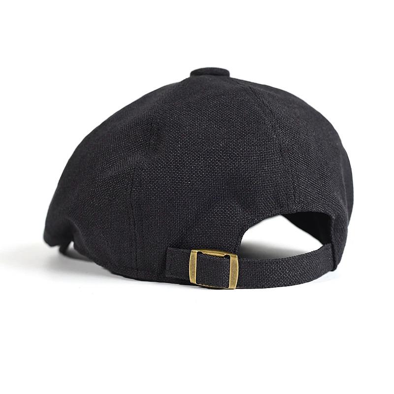 Men's Summer Berets Outdoor Breathable newsboy cap Spring Flat Hats Solid Duckbill Hats Vintage Gatsby Beret Hat Women