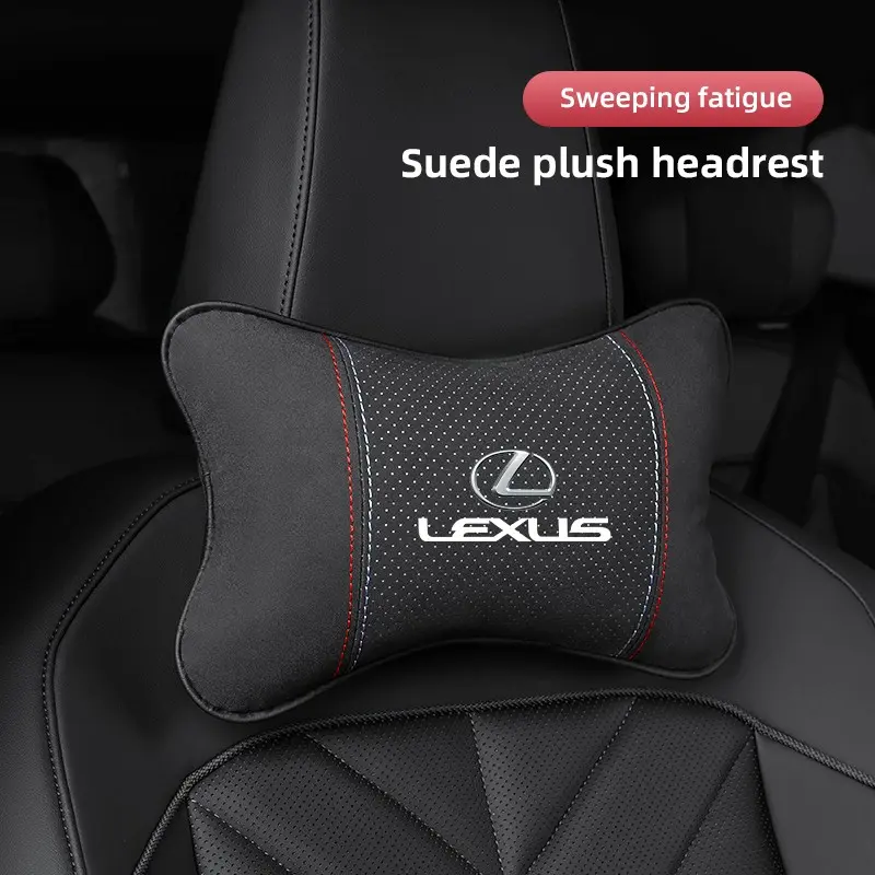 Car Headrest Neck Support Seat Lumbar Cushion Neck Pillow Car Accessories For Lexus F-SPORT ES RX NX LS UX LM LX GX LC RZ IS CT GS RC HS SC TX LBX IS300 RX350 LS500 LX600 NX260 CT200