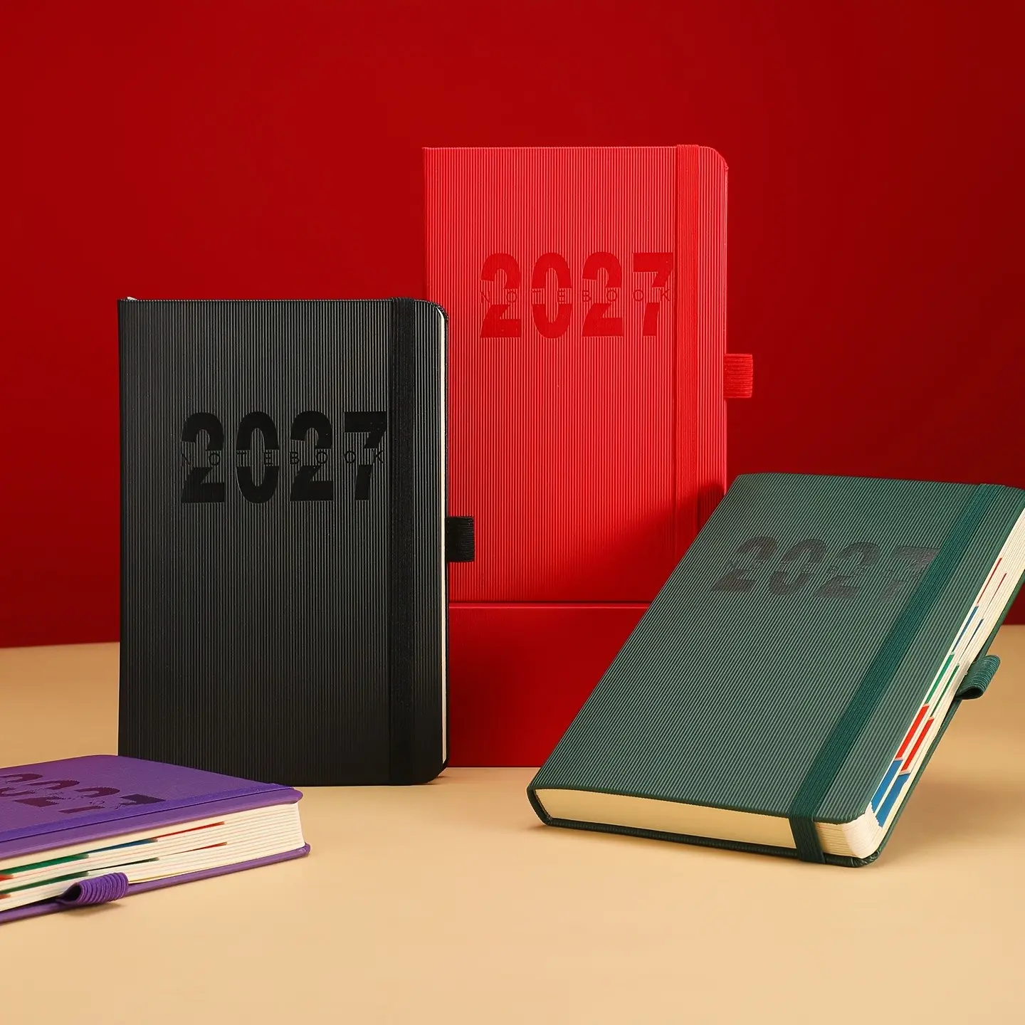2027 Daily Productivity Planner, Notebook Planner, combines work efficiency tracking with schedule planning to record daily plans, work tasks and time management, ideal for office work, study planning and everyday productivity tracking
