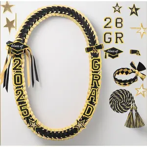 Graduation Leis 2026,Graduation Money Leis Embroidery with Honor Cord for Graduation Party Decorations Gifts