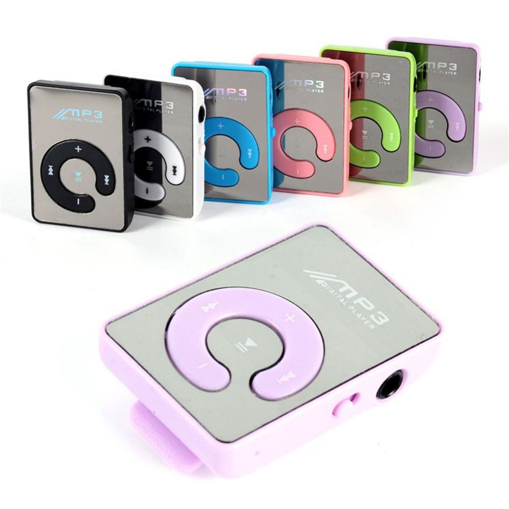 C Key Portable HiFi Mini Clip USB MP3 Player Walkman Music Support Micro TF Card Expandable Up To 16GB Outdoor Sports Walkman