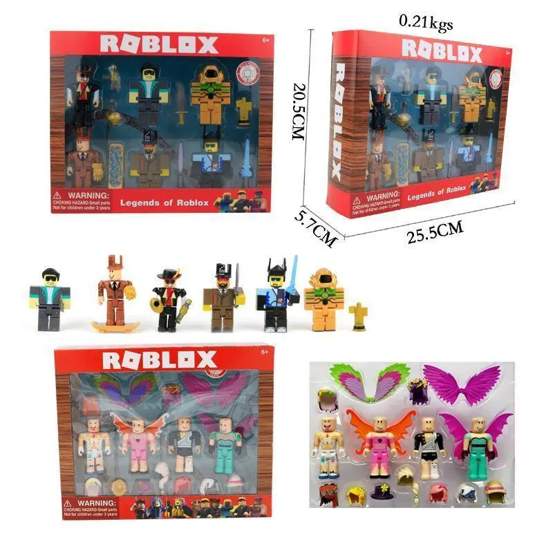 2026 hot item Roblox building block figurine with accessories comes in two color boxes, packaged in bags