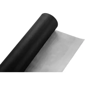 Fiberglass Screen Roll 36" x 100' Continuous Roll UV Protection for Install and Repair Door and Window Screen Black