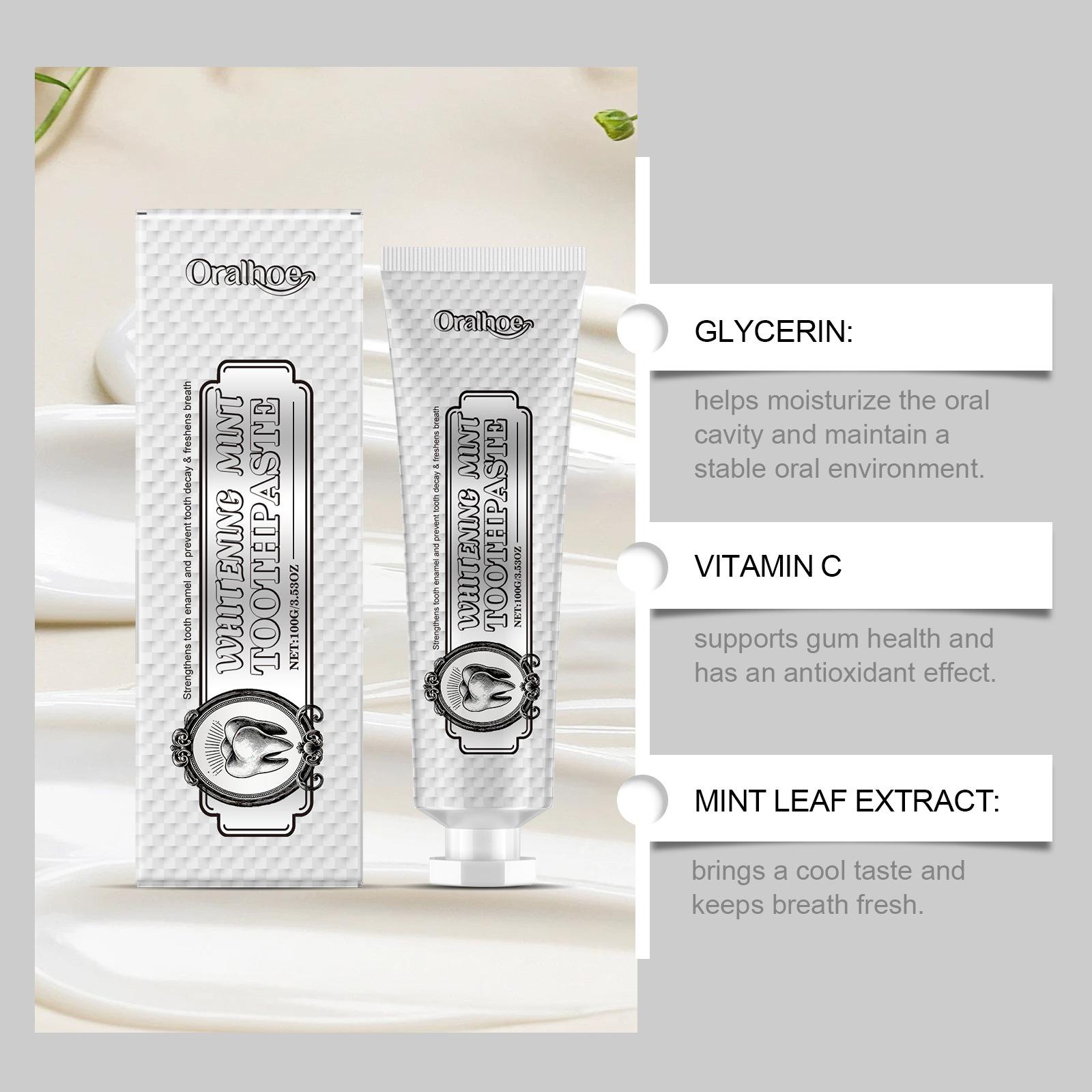 ORALHOE Mint Fresh Toothpaste Gentle Care for Teeth Oral Hygiene