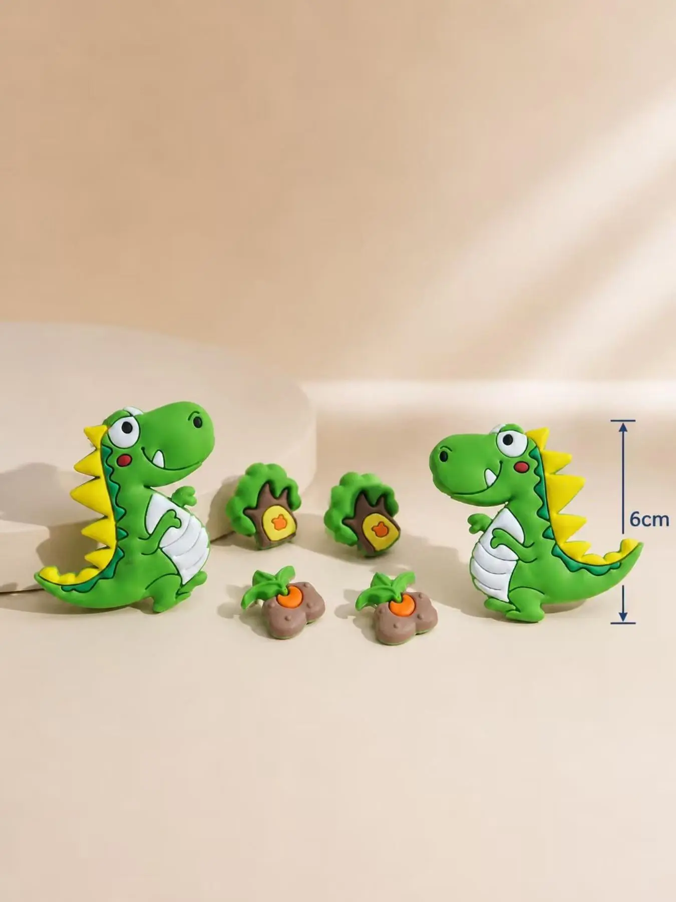 New Cute Dinosaur Charm, Stylish Shoe Decoration for Crocs, Perfect for Kids' Sandals, Fun Accessory for Boys and Girls