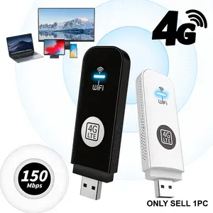 4G LTE Portable WiFi Hotspot, Plug & Play Pocket WiFi Hotspot Device, 10 Connected Devices, 150Mbps High Speed Mobile Router for Travel in 100+ Countries