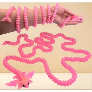 65in 3D Printed Dragon,Large Dragon Flexible Dragon Fidget Toys Easter Egg Fillers for Desk Executive Toy Decor Kids Adults Easter Toys for Boys Kids Teen 5-7 4-6 8-12