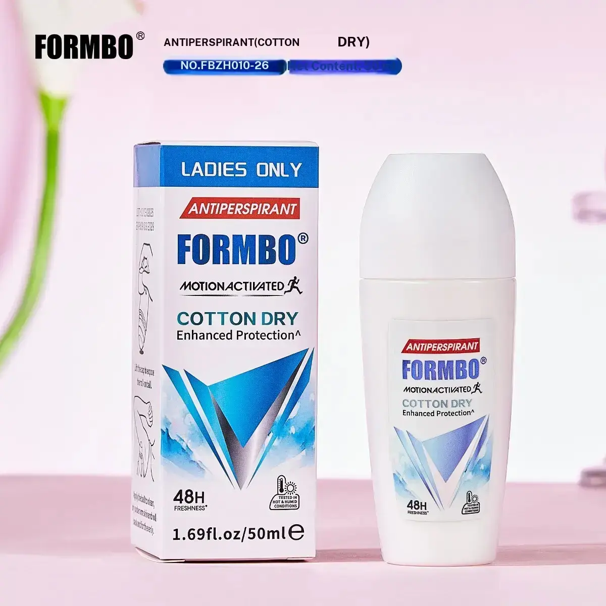 1pc Long-Lasting Antiperspirant Deodorant 50ML, Body Deodorant, No Stains, All-Day Freshness, Ideal for Daily Use, Keep Fresh All Day Long