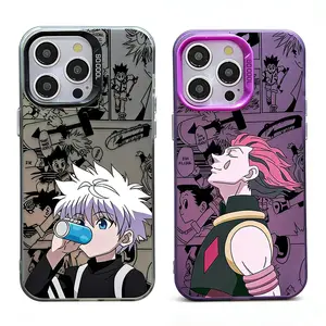 Anime Killua Hunter X Hunters Phone case for iPhone 17 Pro Max Air 16 15 14 13 12 11 Pro Max Plus 17E 16E & Samsung Galaxy S26 S25 S24 S23 S22 S21 FE EDGE Ultra PlusBlack Matte Shockproof Cover