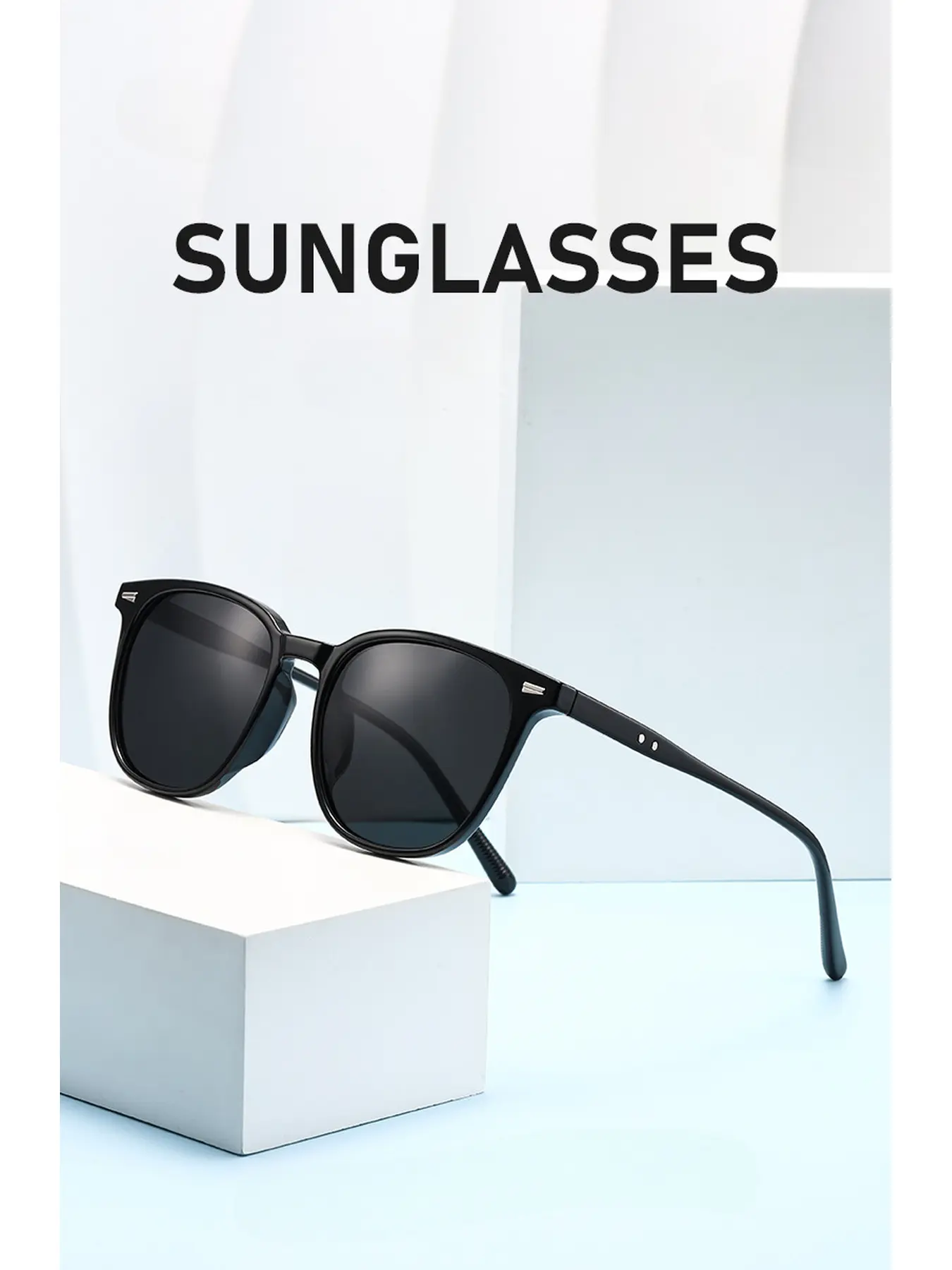 Sunglasses for Women Men, Retro Vintage Square Round Frame Shades, Trendy Y2K Eyewear, Casual Fashion Sunglasses for Everyday Wear