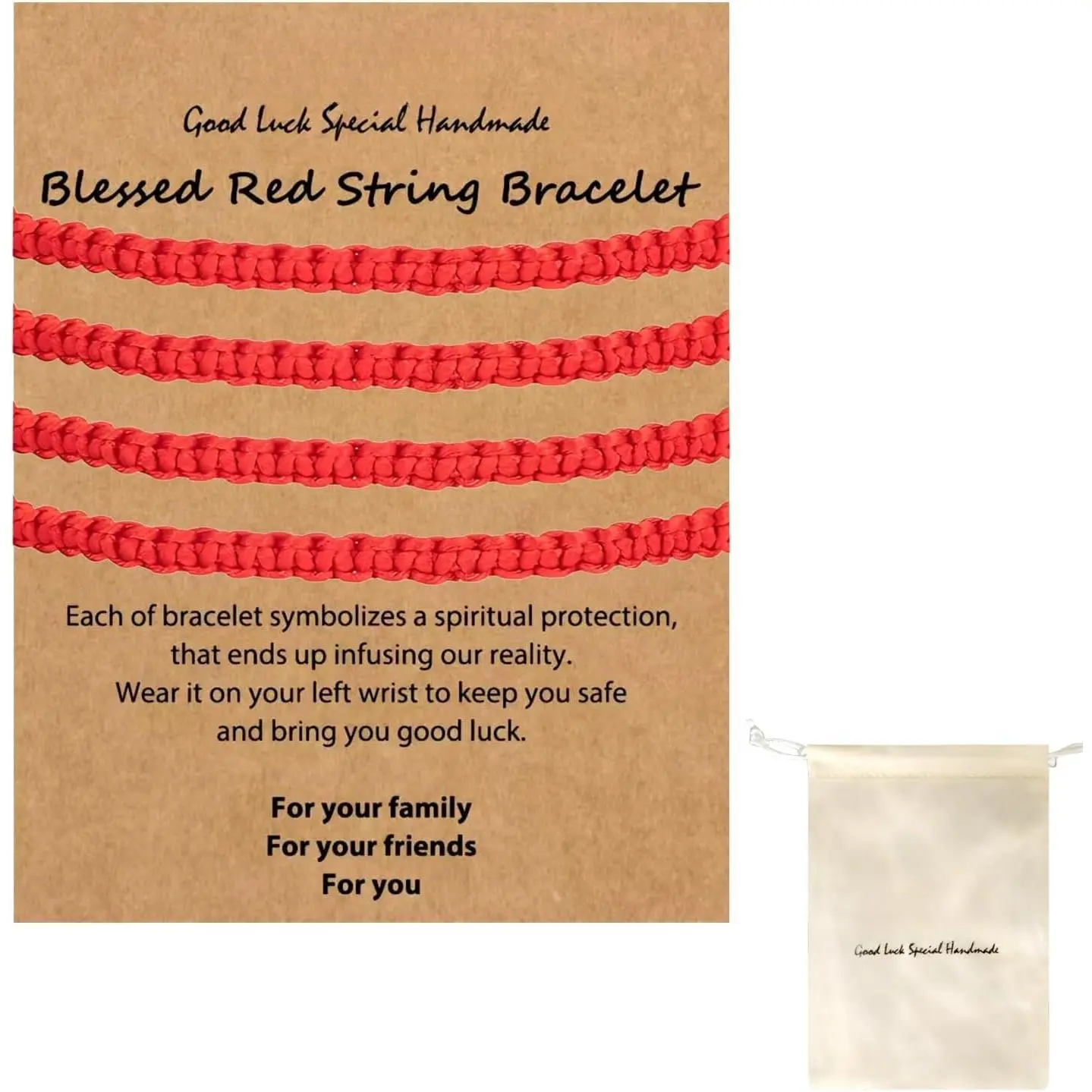 Blessed Tibetan Bracelet: Authentic Adjustable Red String Bracelet for Protection, Men's Bracelet Friendship,  Couples Bracelets,   Protection Bracelet, Girls Bracelets