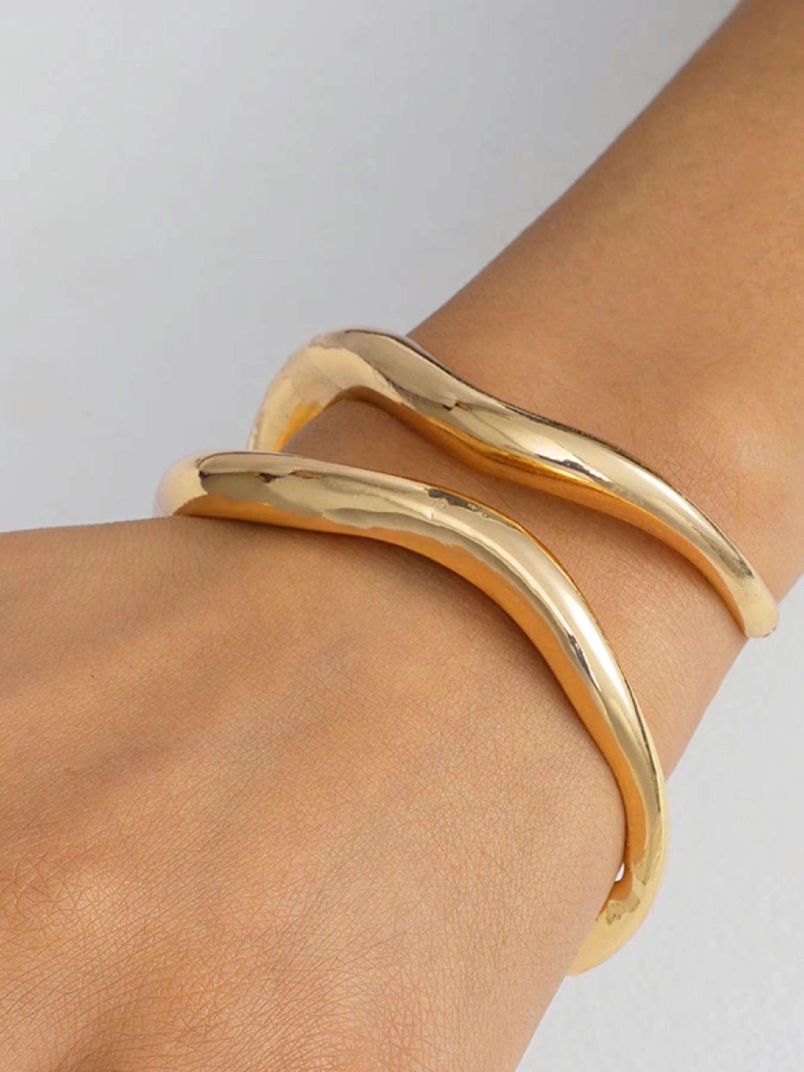 Women's Elegant Minimalist Bangle, 10/19pcs Trendy All-match Bangle, Fashionable Jewelry As Birthday Gift for Girlfriend, Trendy Stack Bangle