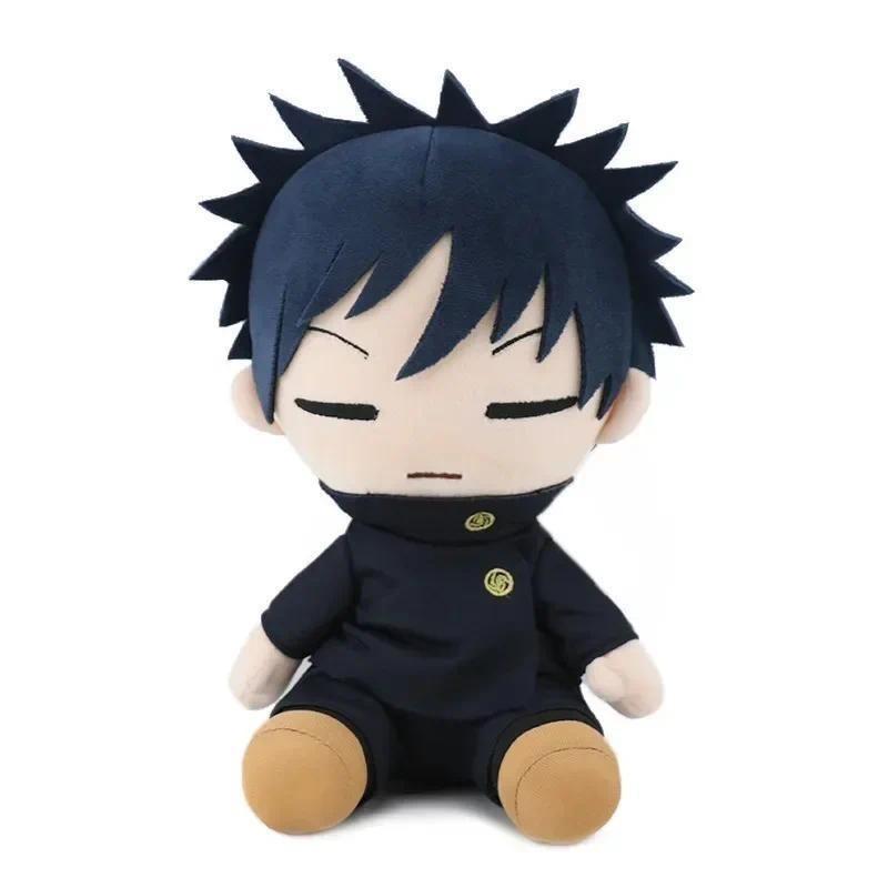Jujutsu Kaisen Sitting Chibi Plush Complete Set, 6Pcs Soft Anime Character Stuffed Dolls, Collectible Plushie Gift for Fans