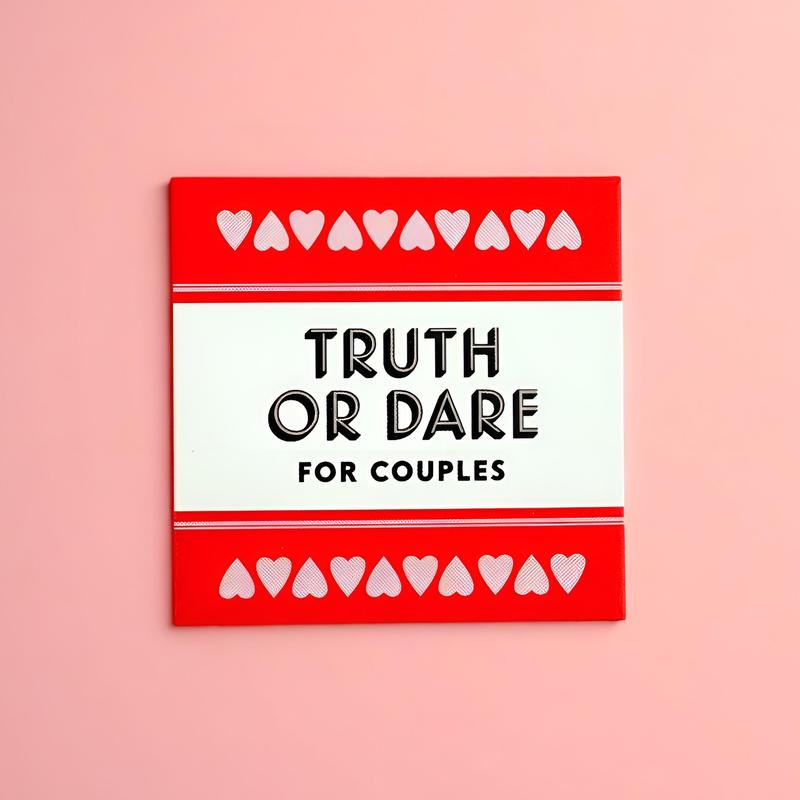 Truth Or Dare Themed Card Game, 1 Box Adult Couples & Family Game Cards, Family Fun Game, Party Game Supplies for Indoor & Outdoor