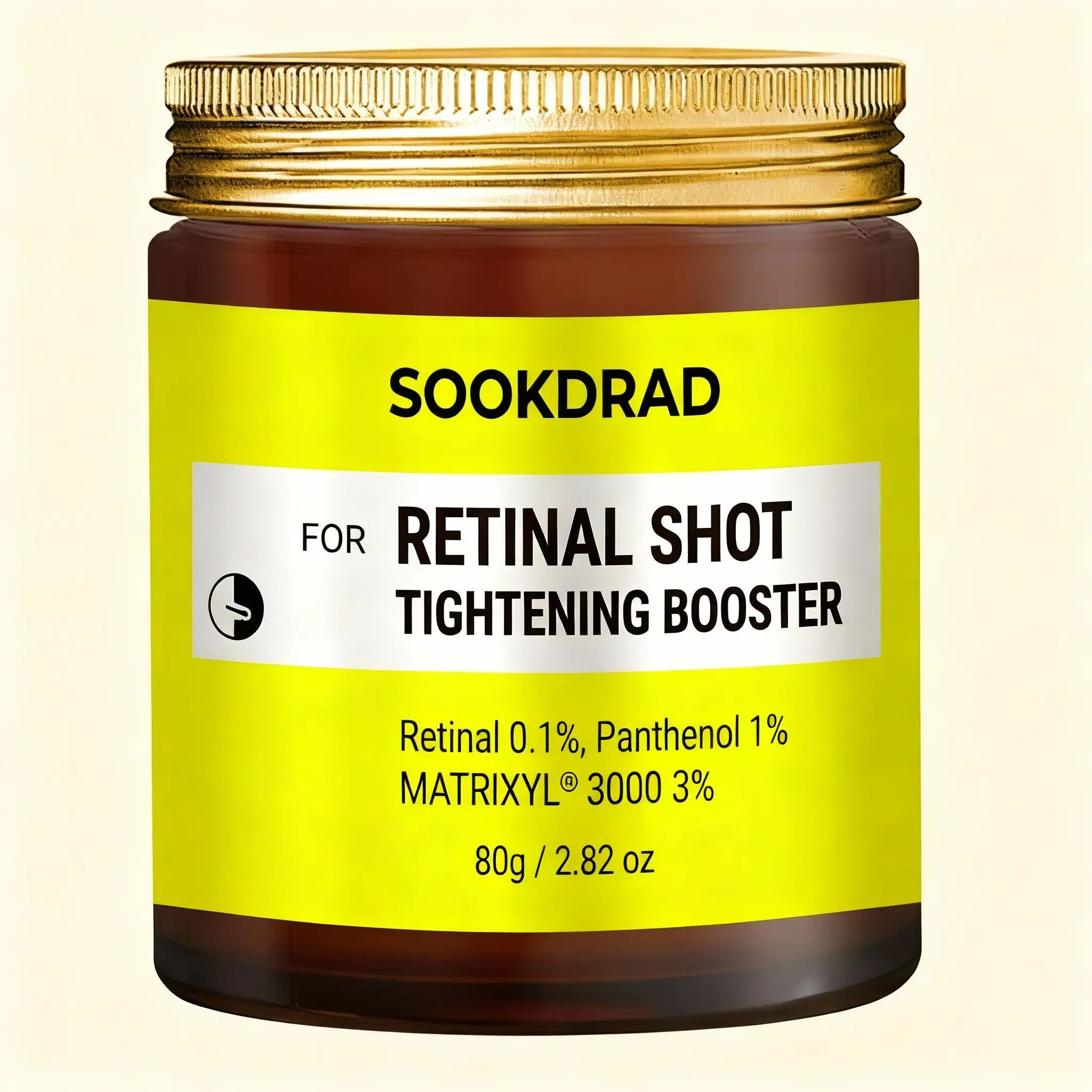 Retinaldehyde Firming Cream, 0.1% Retinaldehyde + 1% Panthenol + 3% Matrixyl 3000, Moisturizing, Facial Care, 80g, Dry Skin, Daily Use