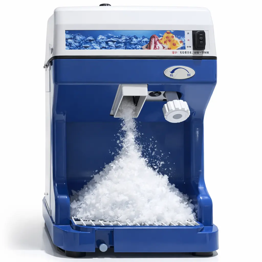 Garvee Commercial Electric Ice Shaver Machine, 220 lbs/hr 1500RPM Stainless Steel Ice Crusher with 8L Large Hopper, Adjustable Ice Texture Shaved Ice & Snow Cone Maker for Home & Business