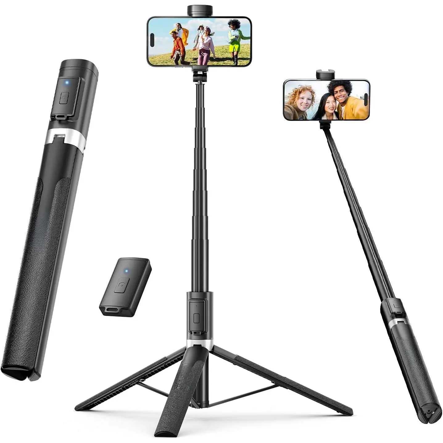 72'' Selfie Stick Tripod,Tripod for   Remote for Selfies,Group Photograph,Video Recording. Phone Stand Compatible with  Android Phone,Camera