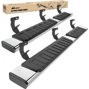 Nilight Running Boards for 2009-2018 Dodge Ram 1500 Quad Cab 2019-2024 ram 1500 Classic Body Quad Cab 2010-2024 Dodge ram 2500 3500 6 Inch Side Step Nerf Bars Stainless Stee
