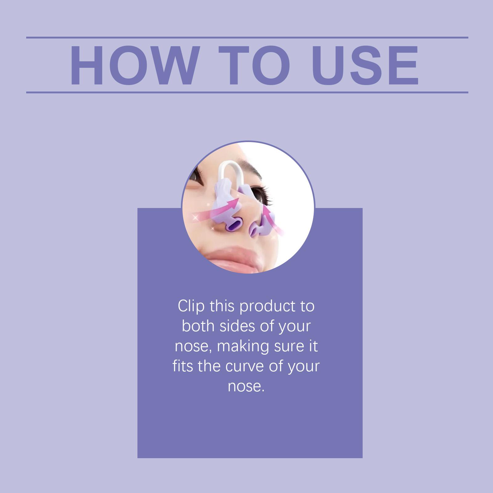 Houkea Nose Beauty Care Device - Nose Wing Beautifier, Nose Lifting, Firming, Natural Moisturizing Sleep Nasal Care Device