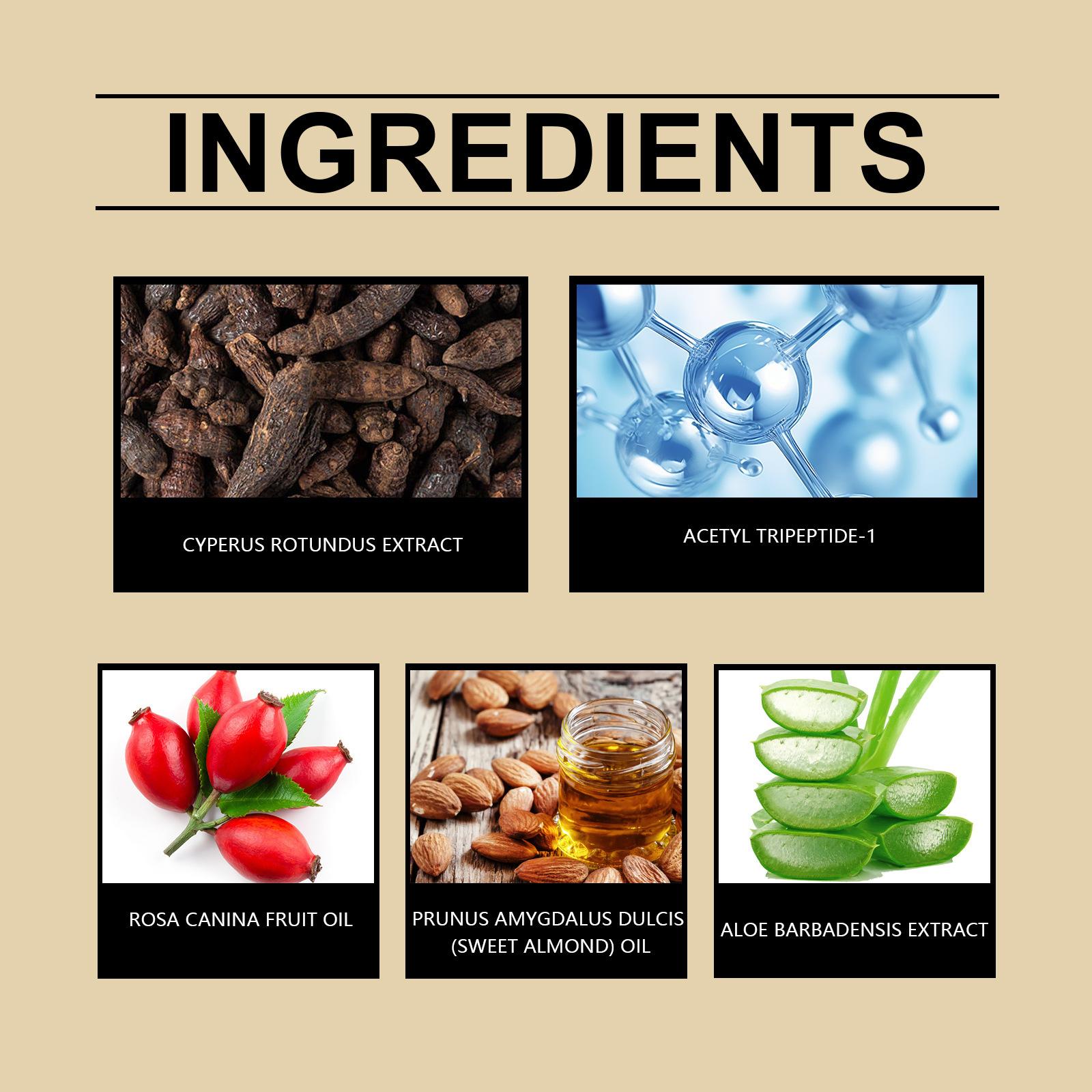 2PCS Cyperus Rotundus Oil for Hair Removal, Natural Cyperus Oil, Cyperus Rotundus for Reducing Body Hair Growth, Moisturizing & Soothing, 2 FL OZ