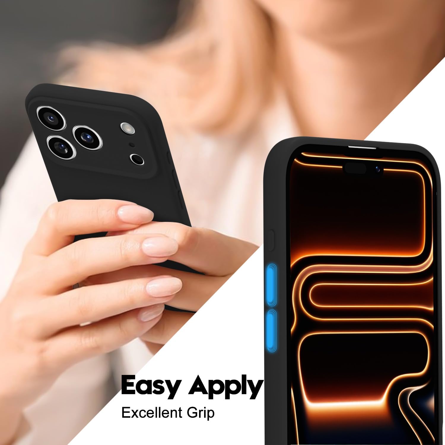 DarlingCase Liquid Silicone iPhone 17 Pro Max Case, Compatible with iPhone 11 12 13 14 15 16 17 Series (Pro / Pro Max / Plus), Solid Color Shockproof Cover with Precise Cutouts and Responsive Buttons – Smooth Feel, Clean Look, Ready to Roll