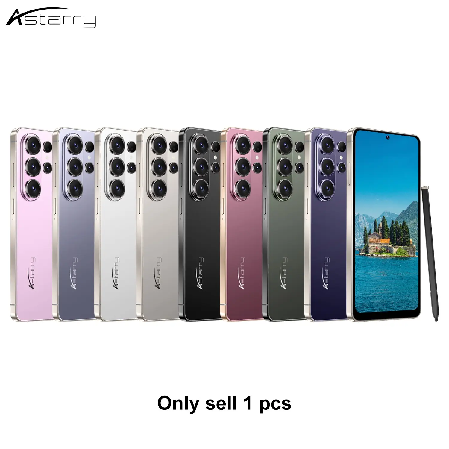 Astarry-26 Ultra 4G Network Smartphone Memory 3GB+32GB Android 12 Battery 4100mAh Dual SIM Dual Standby 5+13MP with Handwriting Pen Suitable for Home and Business