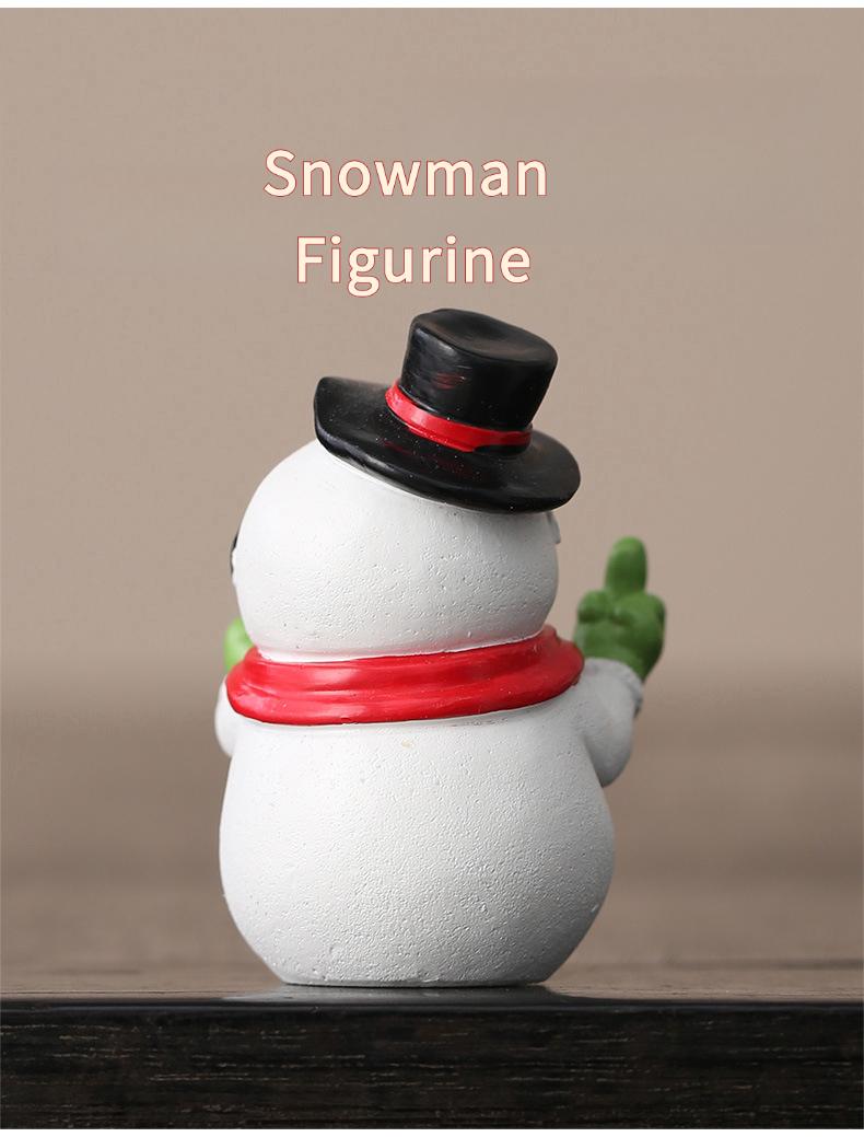 Creative Santa Claus & Snowman Crafts, Ornaments, Premium Minimalist Home & Desktop Decor, Ideal Christmas Gifts
