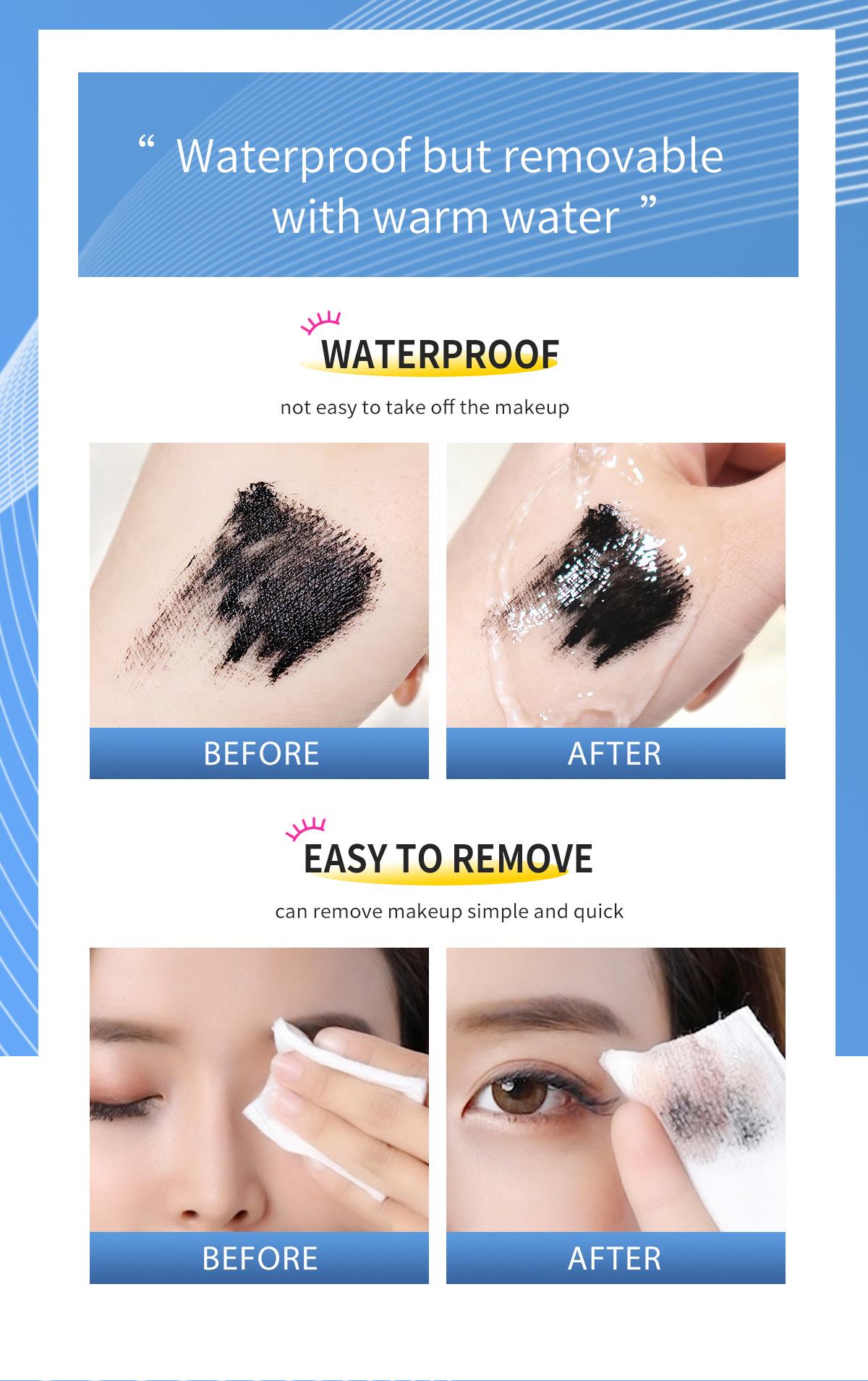 Bob Lengthening Mascara is waterproof, non-smudging, thick, curling, long-lasting, natural, and suitable for daily eyelash base makeup