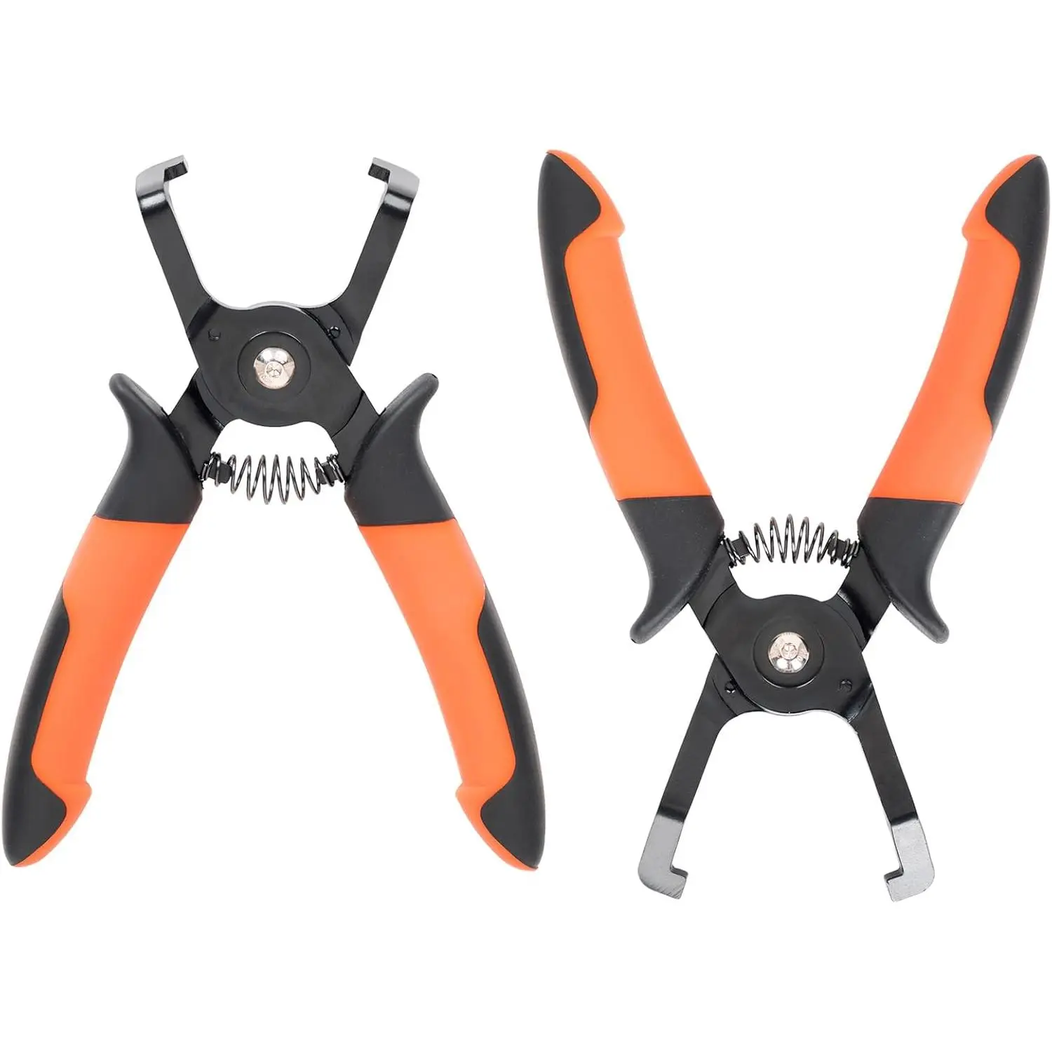 2PCS Disconnect Pliers Set EVAP and Fuel Line Disconnect Tool Set Includes 40 Degree and 85 Degree Automotive Connector Pliers 7.28 Inch